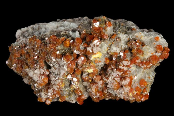 Red-Orange Bipyramidal Wulfenite Crystals - Melissa Mine, Arizona #118992